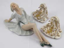 Appraisal: A ceramic model probably of Diana Dors mark to base