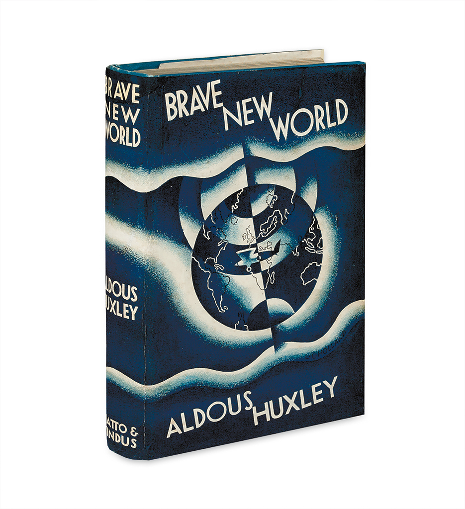 Appraisal: HUXLEY ALDOUS Brave New World vo publisher's blue cloth spine