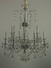 Appraisal: CHANDELIER - Fine contemporary twelve arm cut crystal chandelier polished