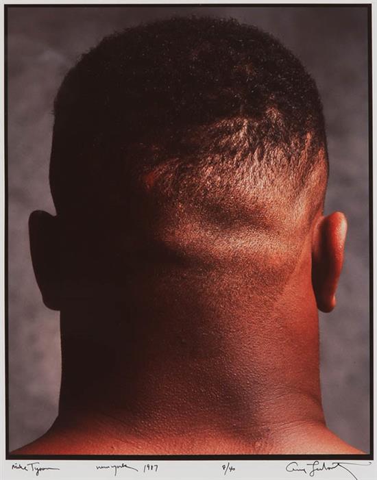 Appraisal: Annie Leibovitz American b Mike Tyson Chromogenic print signed Annie