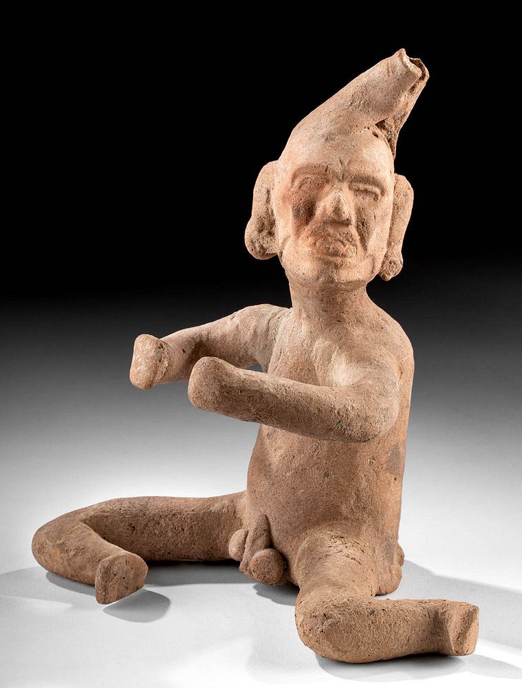 Appraisal: Veracruz Ceramic Figure - Nude Old God Pre-Columbian Mexico Vera