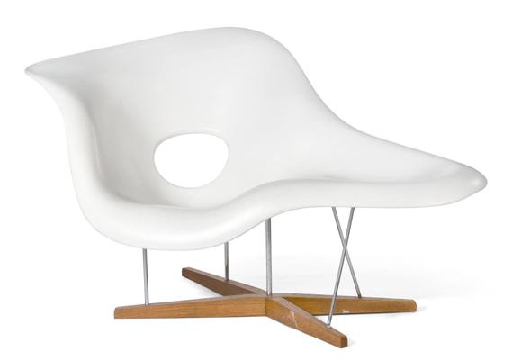 Appraisal: EAMES CHARLES RAY - - LOUNGE CHAIR La Chaise designed