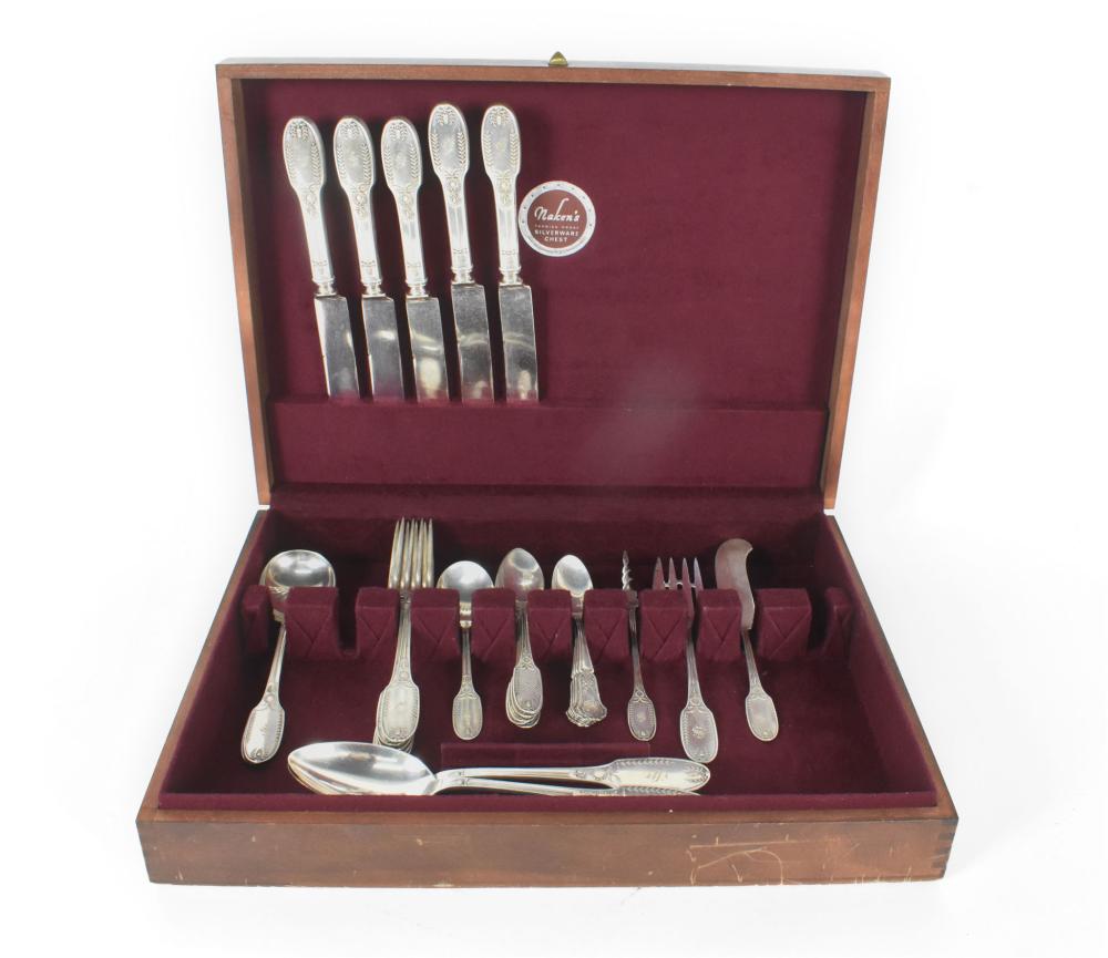 Appraisal: Marked Chased with neoclassical motifs monogrammed Comprising six dinner forks