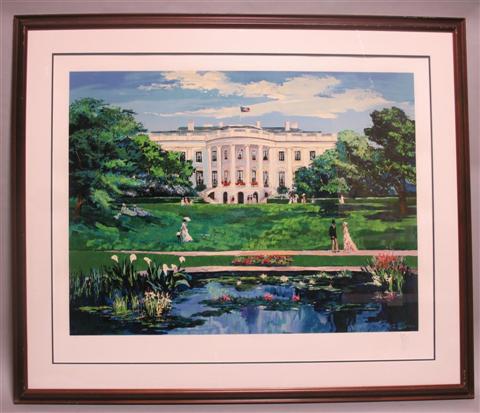 Appraisal: MARK KING AMERICAN - WHITE HOUSE Print x in sight