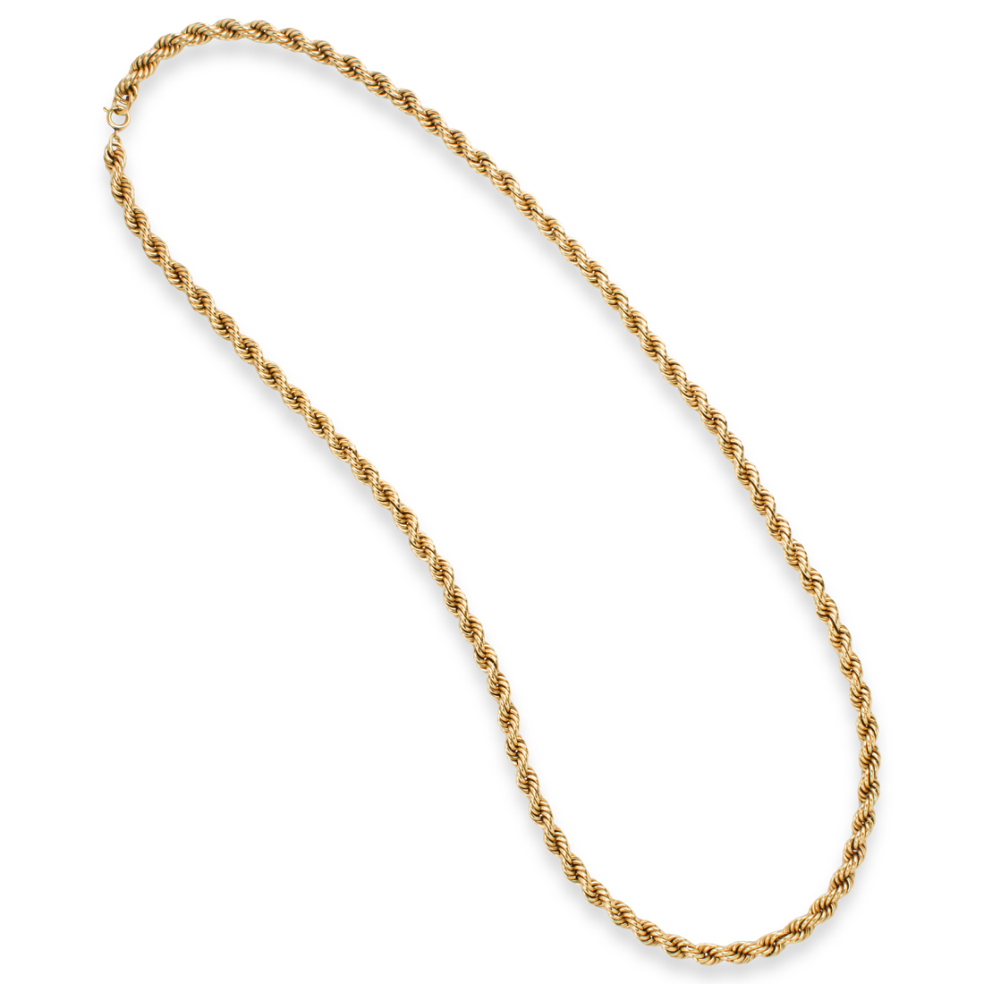 Appraisal: AN EIGHTEEN KARAT GOLD NECKLACE An eighteen karat gold necklace