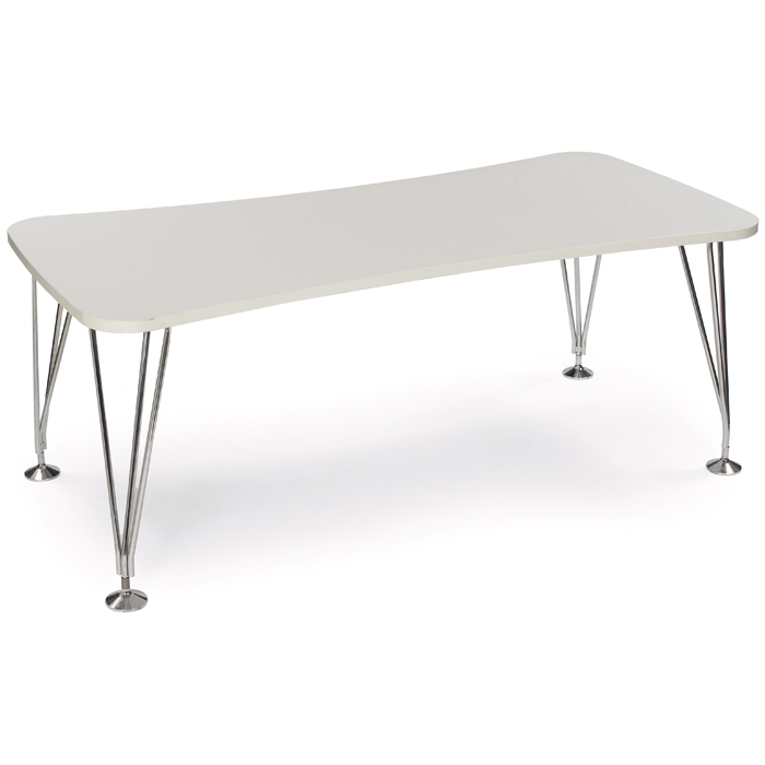 Appraisal: Ferruccio Laviani ''Max'' table for Kartell hourglass-shaped top with white