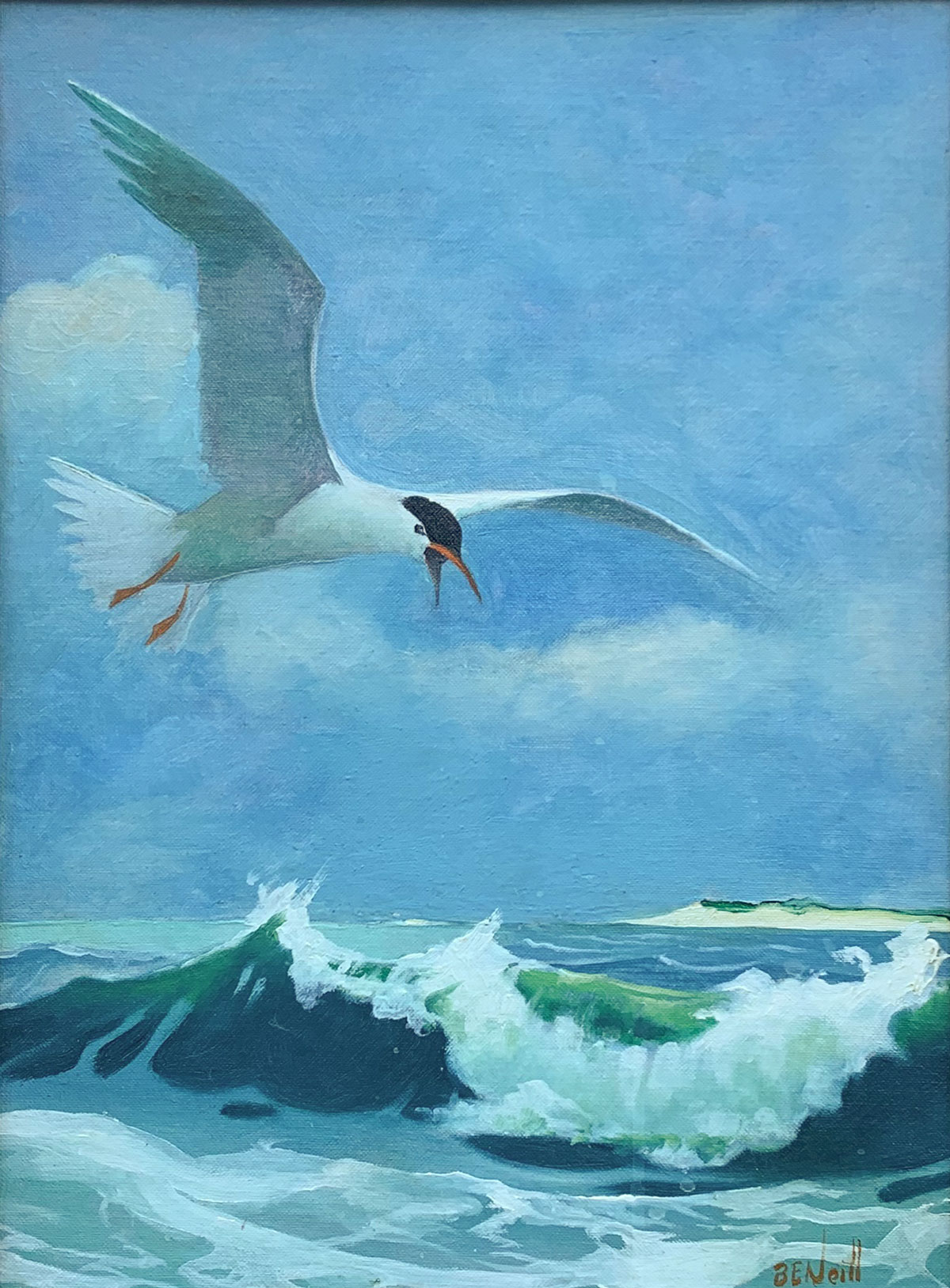 Appraisal: NEILL Ben American - ''The Fisherman'' Sea Gull Surf O