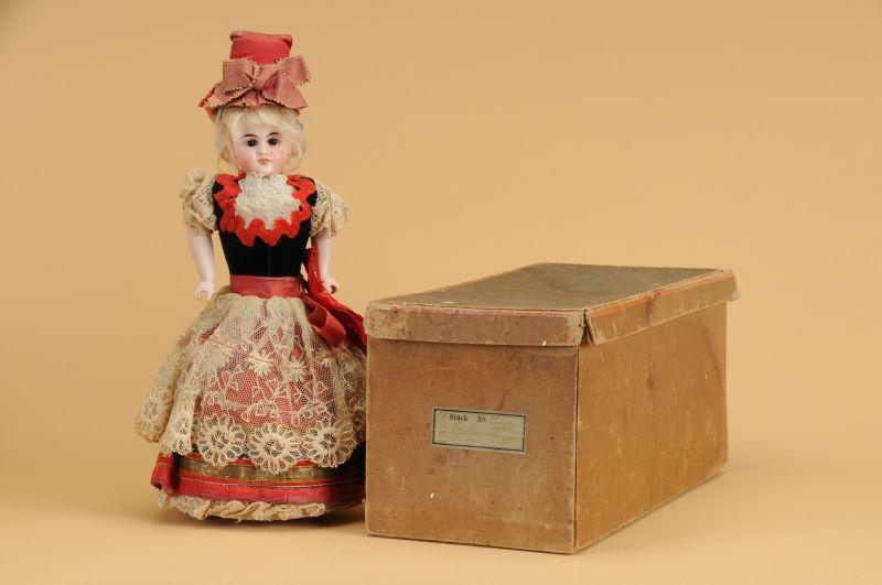 Appraisal: Walking Doll with Original Box Germany ca with early Sonneberg