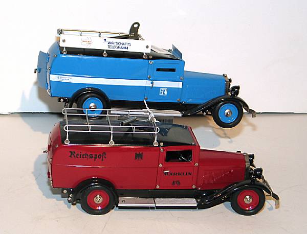 Appraisal: Marklin Reproduction Trucks Limited issue German reproduction toy die cast