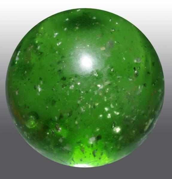 Appraisal: Mica Marble Description Original surface Light green glass Condition Size