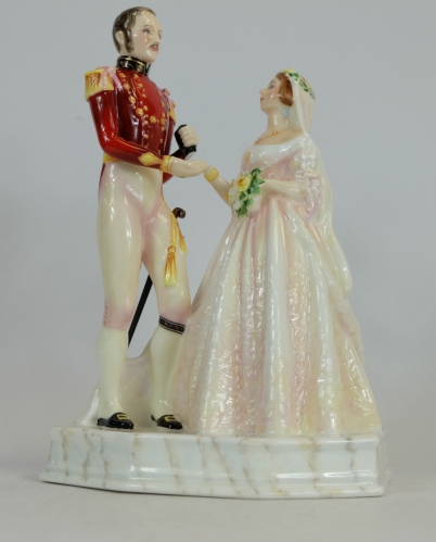 Appraisal: Royal Doulton figure Queen Victoria Price Albert HN limited edition