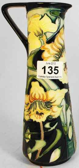 Appraisal: Moorcroft Tall Jug with Arctic Gold Daffodil Design