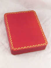 Appraisal: A vintage fitted Cartier jewellery box to contain a necklace