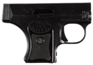 Appraisal: Mann model semi-automatic pistol caliber with black plastic grips and