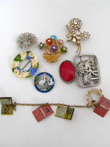 Appraisal: Group of Assorted and Vintage Costume Jewelry including bracelet with