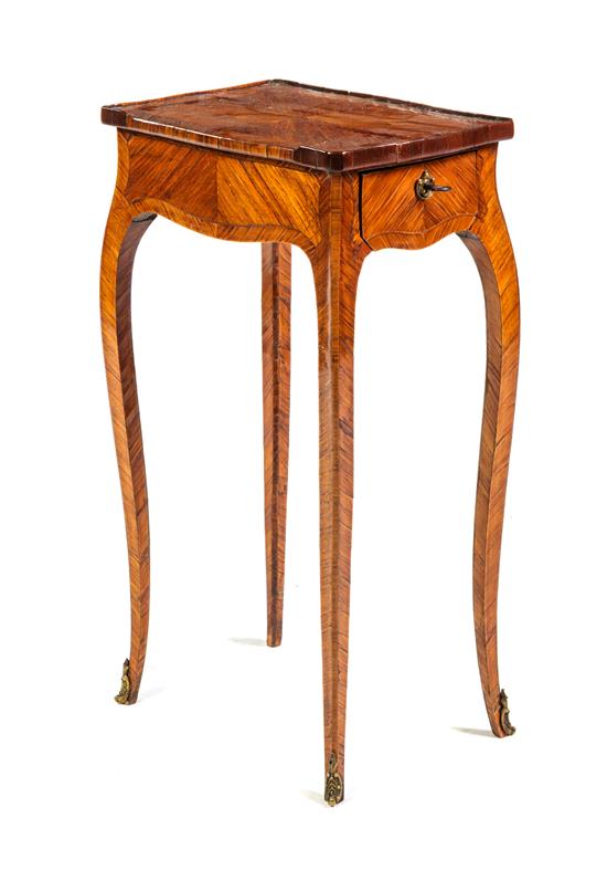 Appraisal: Sale Lot A Louis XV Kingwood Side Table th century