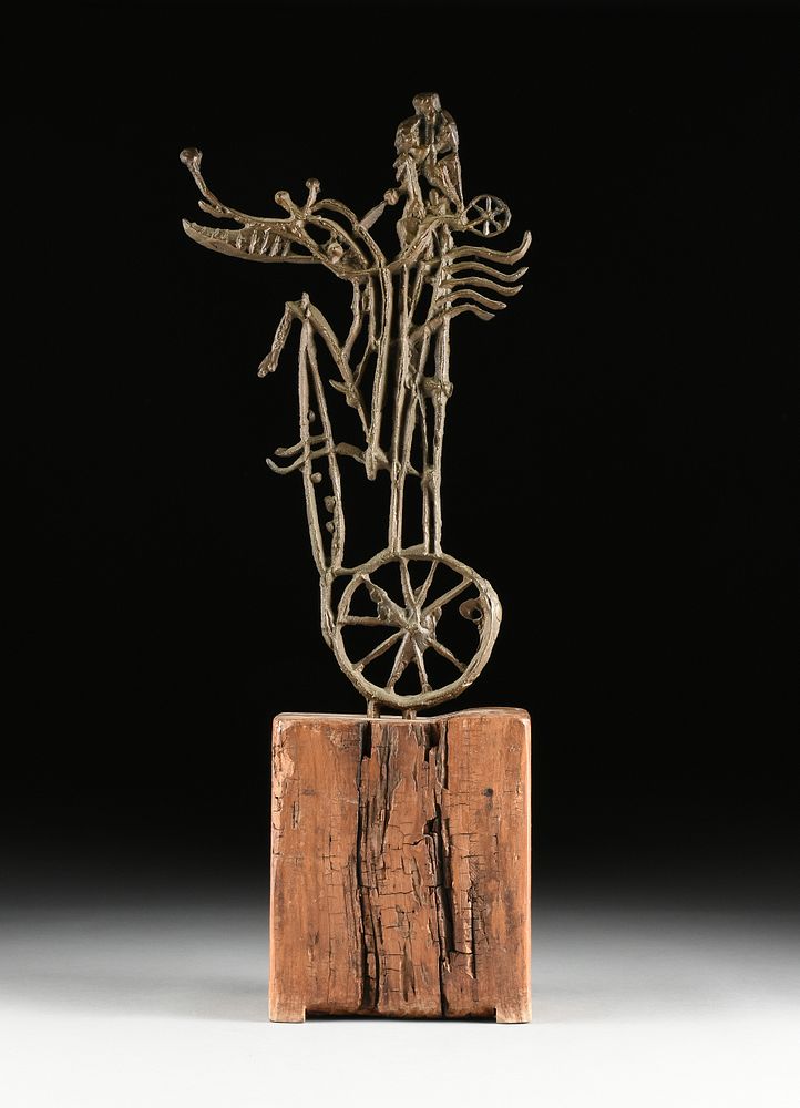 Appraisal: attributed to WILLIAM TURNBULL Scottish - A SCULPTURE Unicycle attributed