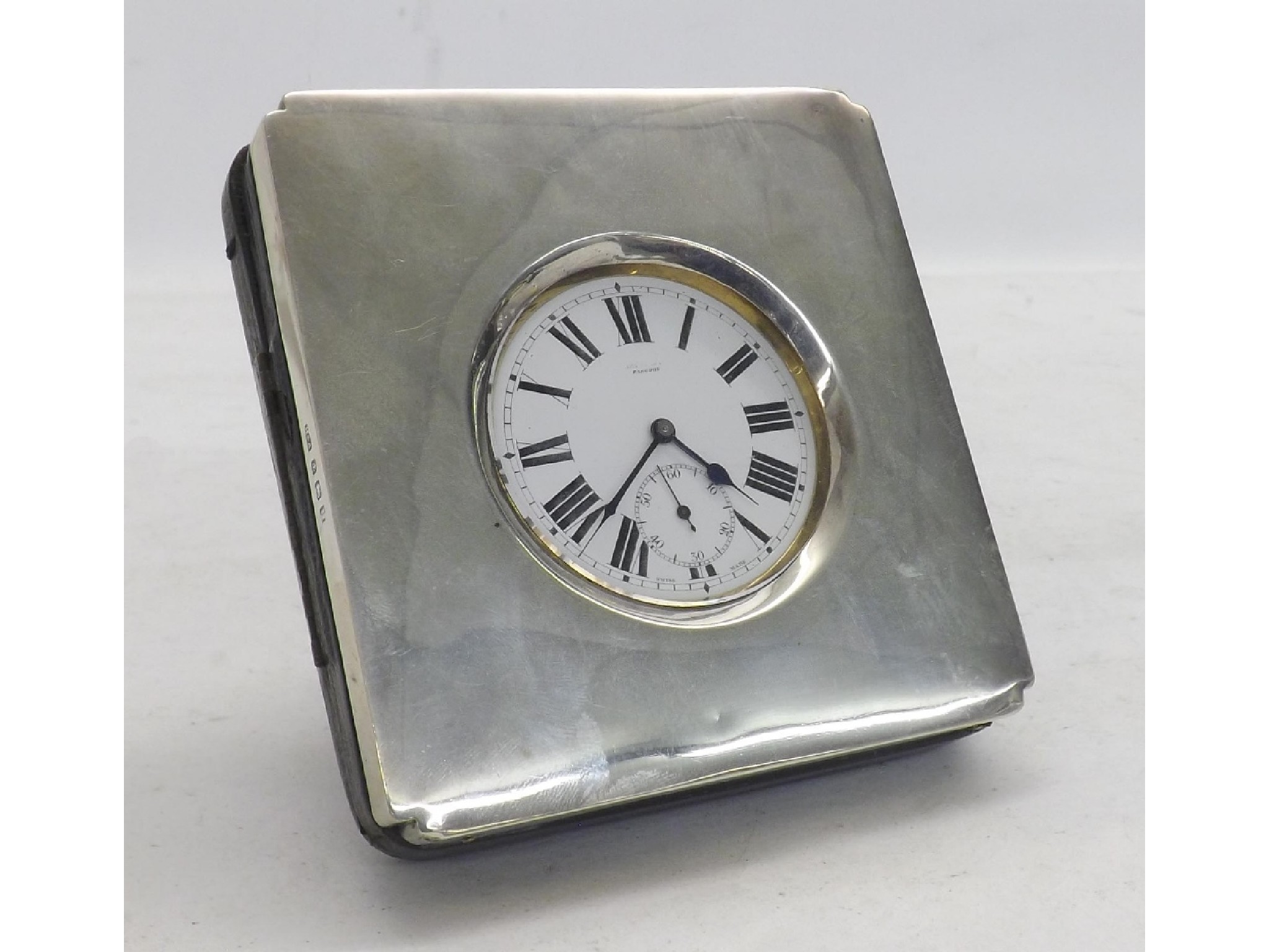 Appraisal: Goliath nickel cased lever pocket watch mm with a silver