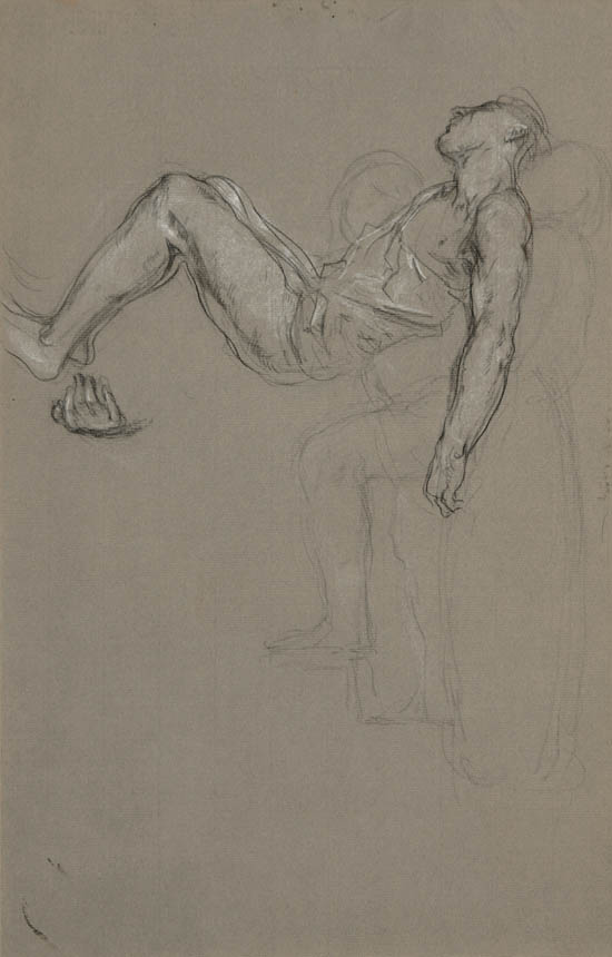 Appraisal: Charles Haslewood Shannon British - Study of Nudes Unsigned Charcoal