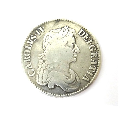 Appraisal: A Charles II crown third bust issue