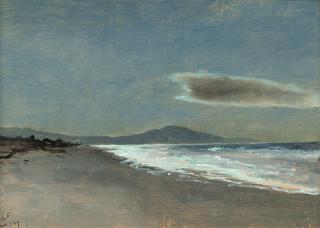 Appraisal: Lockwood de Forest ''Shore and Mountain at Twilight'' Santa Barbara