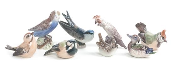 Appraisal: Sale Lot Eight Dahl Jensen Copenhagen Porcelain Figures th century