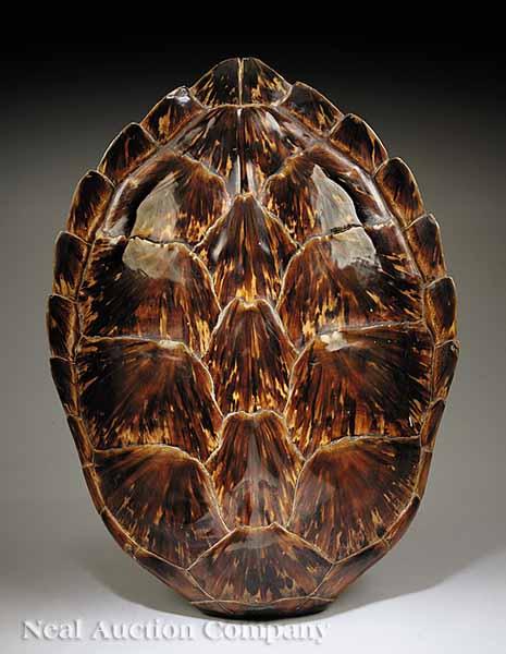 Appraisal: An Antique Sea Turtle Carapace in excellent condition with slight