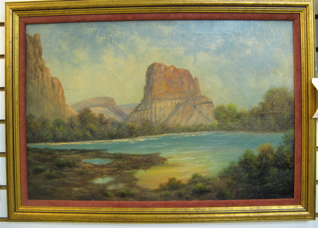 Appraisal: ELIZA R BARCHUS OIL ON CANVAS the Oregon artist -