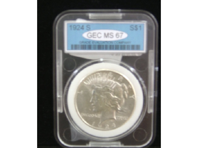 Appraisal: S PEACE SILVER DOLLAR - GEC MS