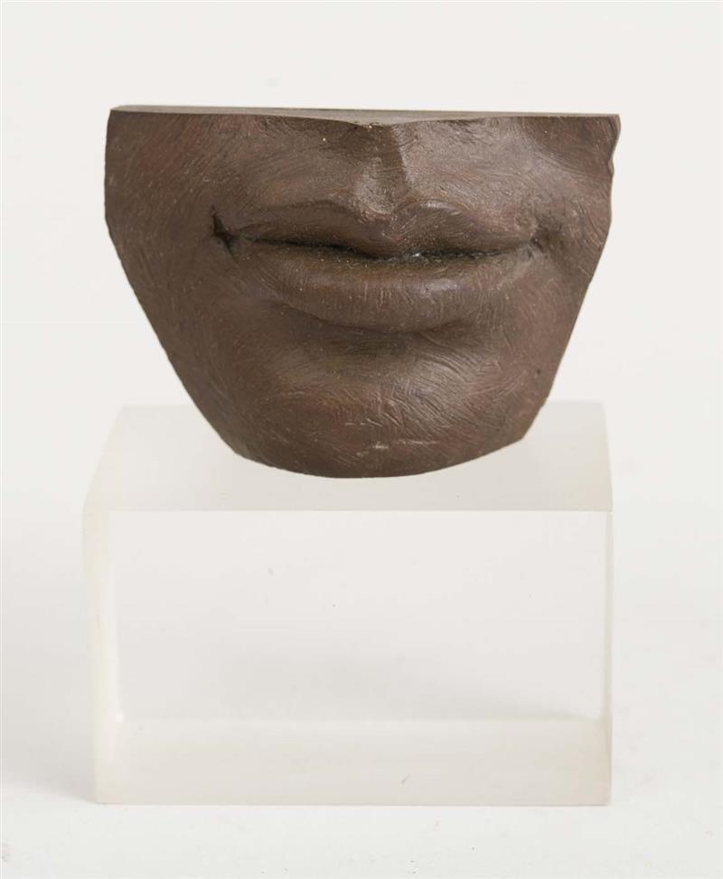 Appraisal: ROBERT GRAHAM - FRAGMENT MOUTH Bronze signed with initials 'RG'