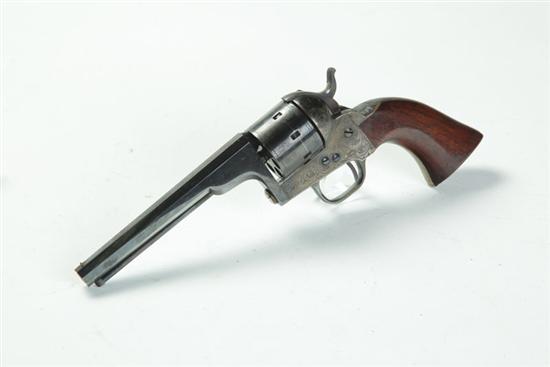 Appraisal: MOORES PATENT BELT REVOLVER Single action ''Seven Shooter'' in caliber