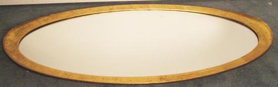 Appraisal: Belgian Mirror with Gold Frame Paper label Made in Belgium