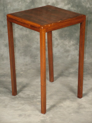 Appraisal: Betty Joel a walnut occasional table for Token Works circa