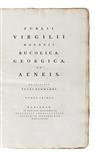 Appraisal: VERGILIUS MARO PUBLIUS Bucolica Georgica et Aeneis Ex editione Petri