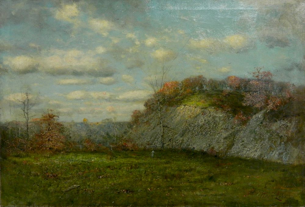 Appraisal: Adam Lehr oil Adam Lehr American - - Late Fall