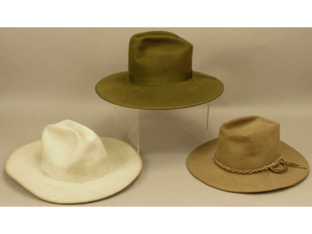 Appraisal: Collection of cowboy hats Estimate -