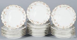 Appraisal: Twenty Haviland Limoges porcelain well and tree plates '' dia