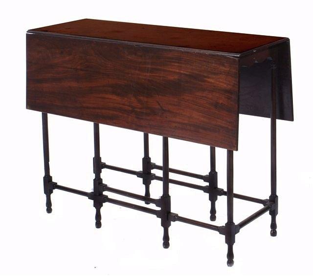 Appraisal: A GEORGE III MAHOGANY RECTANGULAR 'SPIDER LEG' OCCASIONAL TABLE with