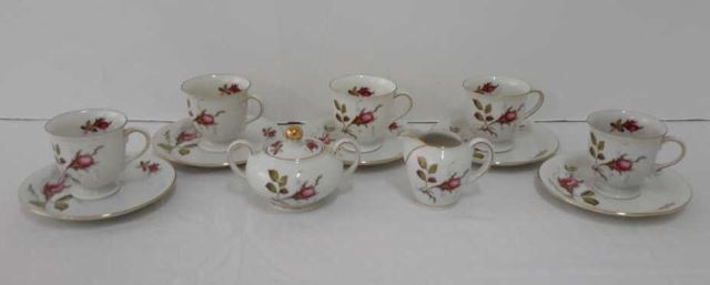 Appraisal: Vintage Eschnbach pc Mini Coffee Set Produced in Bavaria Germany