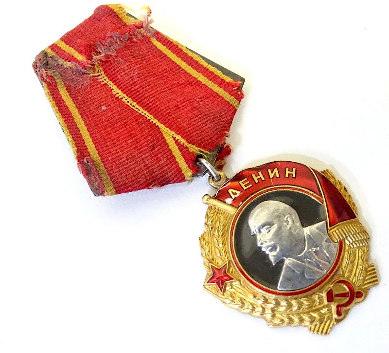 Appraisal: Russian Platinum And K Enamel Vladimir Lenin Russian Platinum And