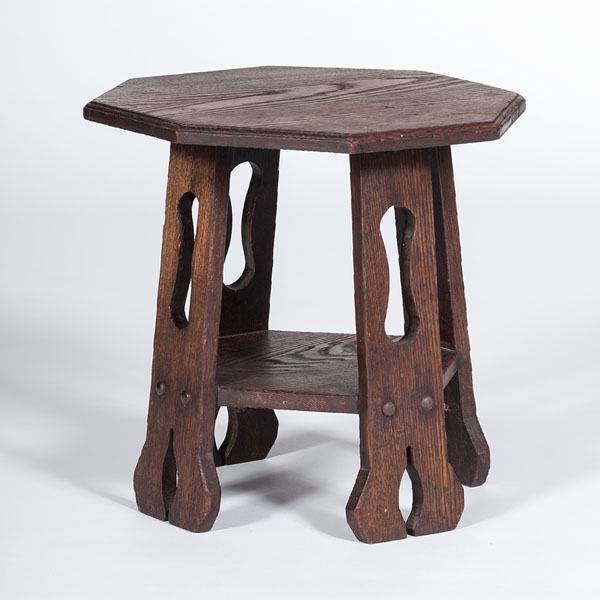 Appraisal: American early th century An arts and crafts side table