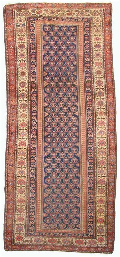 Appraisal: Kurdish long rug northwest persia circa late th century ft