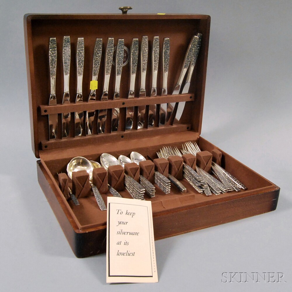 Appraisal: Towle Contessina Sterling Silver Partial Flatware Service comprised of twelve