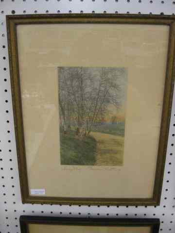 Appraisal: Wallace Nutting Print ''Early May'' '' x '' signed