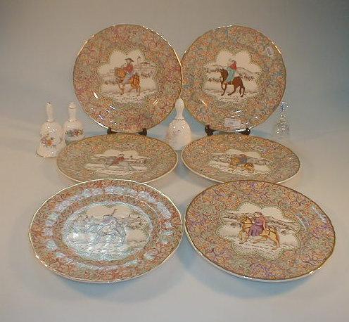 Appraisal: A set of six Mason's ironstone plates from the series