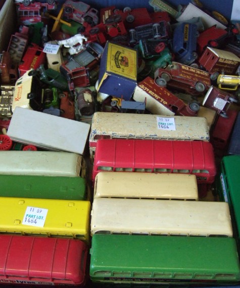 Appraisal: A quantity of die-cast vehicles including Matchbox Lesney from the