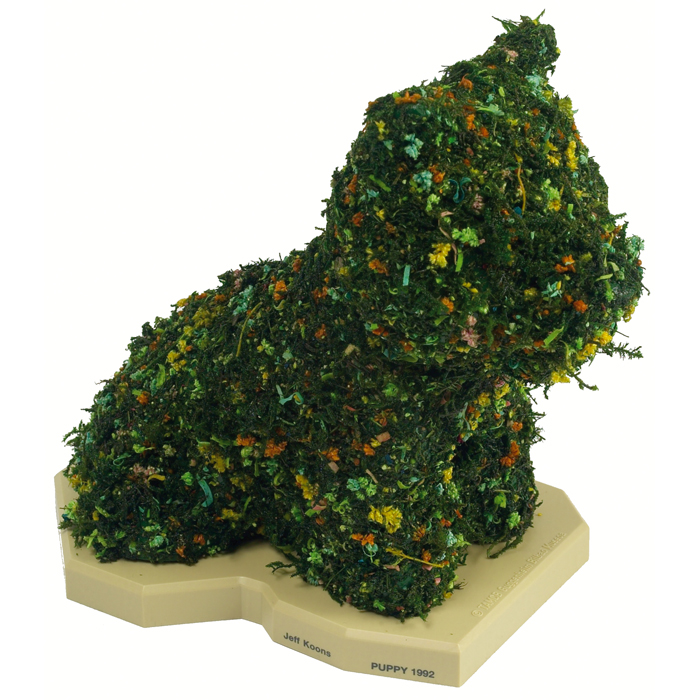 Appraisal: Jeff Koons Puppy sculpture for TAMCB Guggenheim Spain hand-made natural