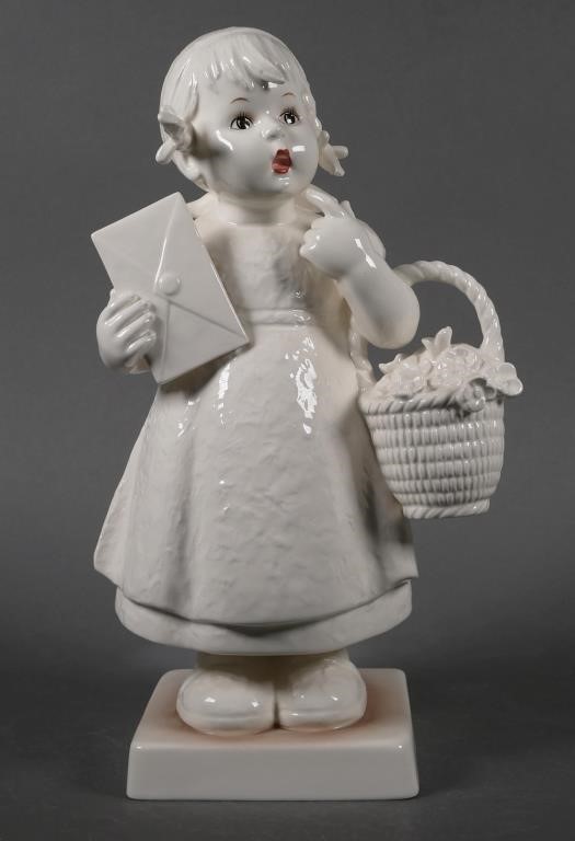 Appraisal: Large Hummel Expressions of Youth Meditation Figurine is white with