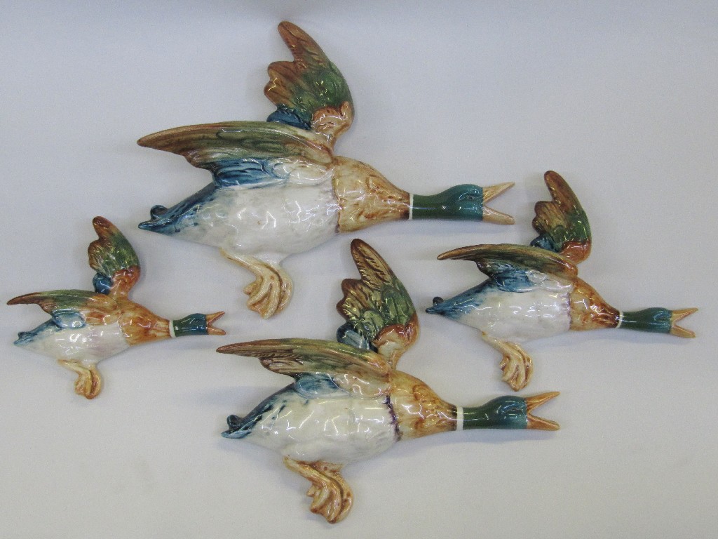 Appraisal: Set of four Beswick flying ducks model no - -