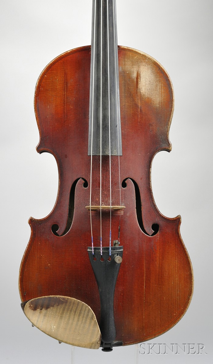 Appraisal: Modern Violin Ernst Heinrich Roth Workshop c bearing the maker's